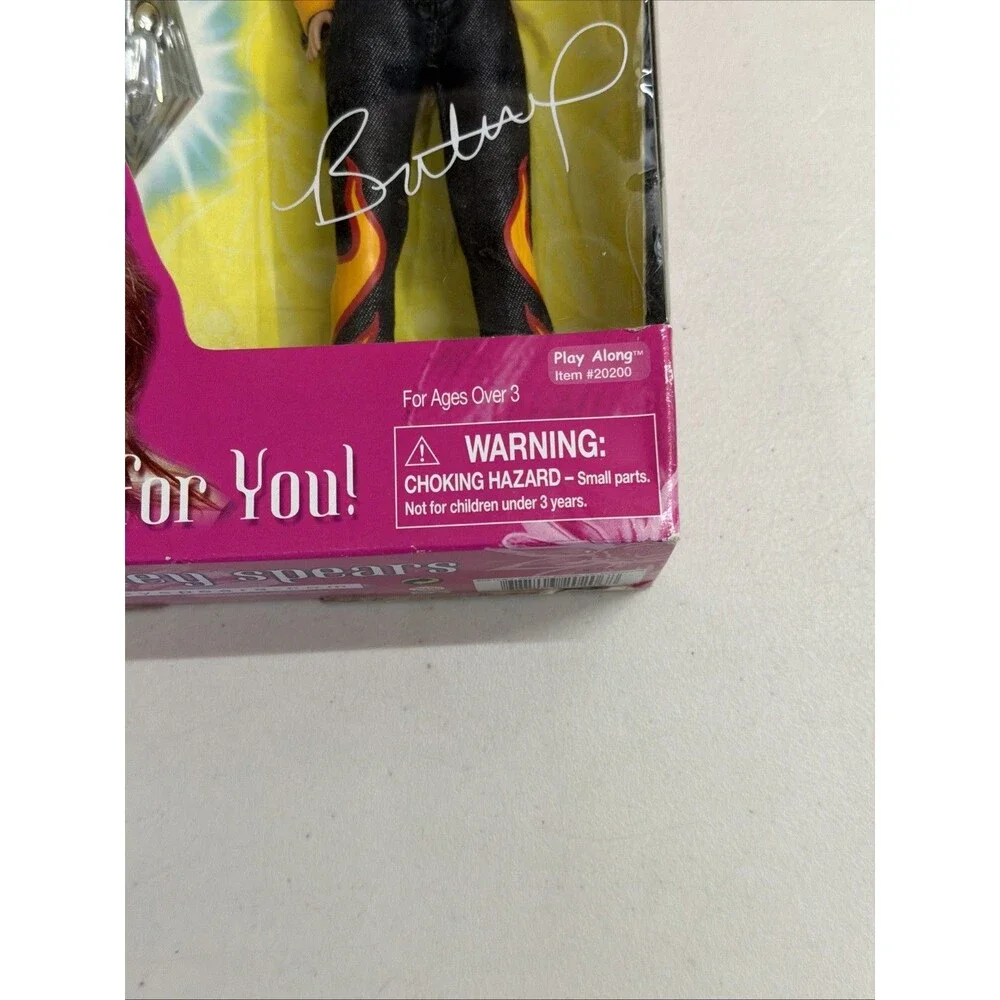 Britney Spears Performing For You Doll! Flames Costume - Play Along 2001 - NIB!!